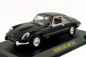 Ferrari 400 SA SuperAmerica, черный, на подставке (1/43) 