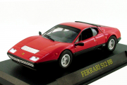 Ferrari 512 BB, красный/черный, на подставке (1/43) 