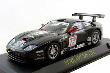 Ferrari 575 GTC №17 (2004), черный, на подставке (1/43) 