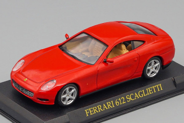 Ferrari 612 Scaglietti, красный, на подставке (1/43) 