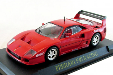 Ferrari F40 Racing, красный, на подставке (1/43) 