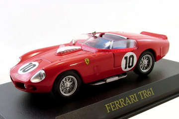 Ferrari TR61 №10 (1961), красный, на подставке (1/43) 