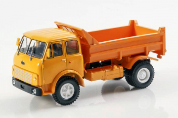 МАЗ-5549 самосвал, оранжевый (1/43)