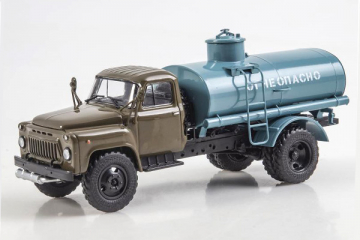 АЦ-4,2-53А цистерна 'Огнеопасно', хаки/синий (1/43)