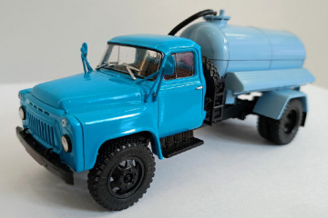 АНМ-53 (Горький-53-12) ассенизатор, синий/серый, доработан (1/43)