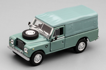 Land (Range) Rover Series 109 грузовой с тентом, серо-зеленый (1/43)