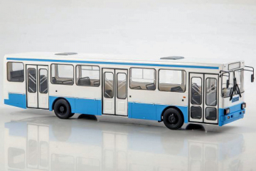 Автобус МАрЗ-52661 городской, голубой/белый (1/43)