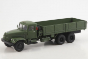 КРАЗ-257Б1 бортовой 6х4, темно-зеленый (1/43)