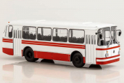 Автобус ЛАЗ-695Н городской, белый/красный (1/43)