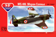 Самолет MS.406 'Моран Солнье' (1/72)
