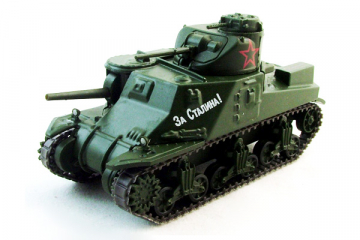 Танк M3 'Ли' За Сталина!, хаки (1/72)