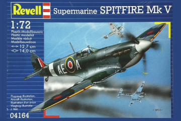 Самолет Mk.V Spitfire Supermarine Британский истребитель (1/72)