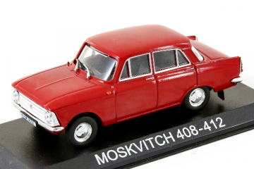 Москвич-408, красный (1/43)