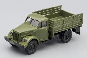 Горький-63А бортовой, хаки (1/43)