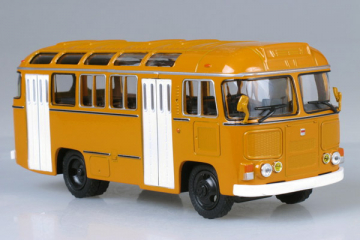 Автобус ПАЗ-672М городской, охра (1/43)