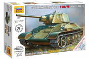 Танк Т-34-76. Сборка без клея (1/72)