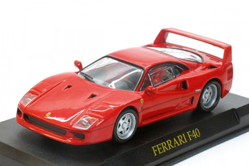Ferrari F40, красный, на подставке (1/43)