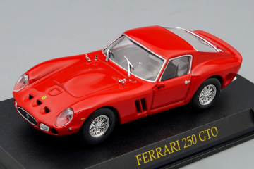 Ferrari 250 GTO 1962, красный, на подставке (1/43)