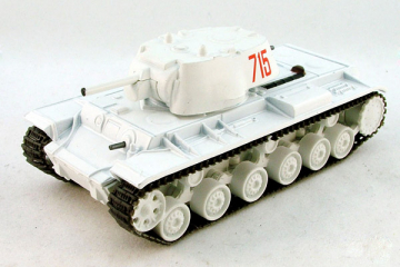 Танк КВ-1 715, белый (1/72)