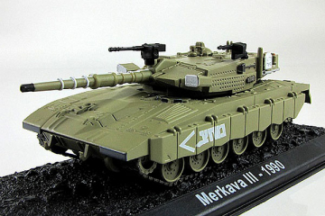 Танк Mk III Merkava - 1990, зеленый-защитный (1/72)