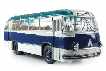 Автобус ЛАЗ-695Б городской синий (1/43)