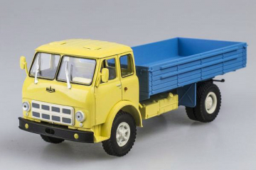 МАЗ-500А бортовой, желтый/голубой (1/43)