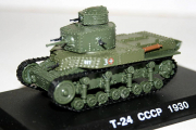 Танк Т-24 СССР 1930, хаки (1/72)