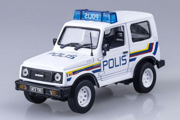 Suzuki Samurai Полиция Малайзии, белый (1/43)