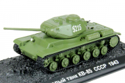 Танк КВ-85 номер 5215 СССР 1943, зеленый (1/72)
