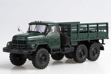 ЗИЛ-131 бортовой, темно-зеленый (1/43)