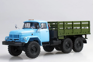 ЗИЛ-131 бортовой, голубой/зеленый (1/43)