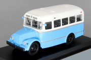Автобус Курганский 651, голубой/белый, в боксе (1/43)