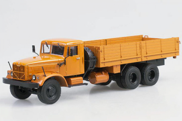 КрАЗ-257Б1 бортовой, оранжевый (1/43)