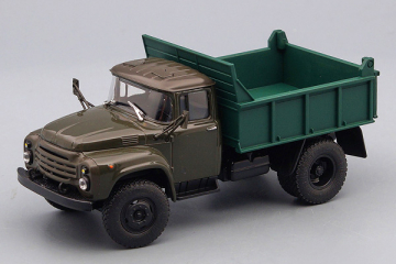 ЗИЛ-ММЗ-4502 самосвал, хаки/зеленый, в боксе (1/43)