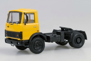 МАЗ-5433 седельный тягач ранний 1987, оранжевый (1/43)