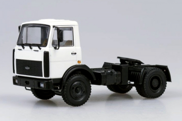 МАЗ-5433 седельный тягач поздний 1991, белый (1/43)
