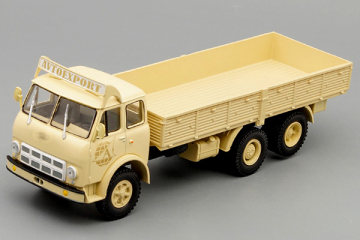 МАЗ-516А бортовой 'Автоэкспорт', бежевый (1/43)
