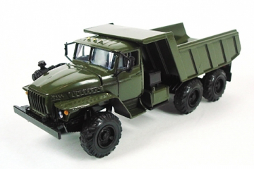 Уральский 55571 самосвал, хаки (1/43)