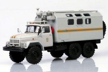 ЗИЛ-131 кунг МЧС, серый (1/43)