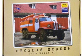 Автомобиль ПМЗ-27 (ЗИЛ-157К) пожарный, 1959 г (1/43)
