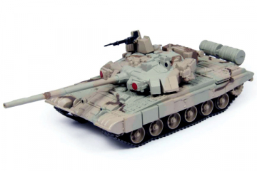 Танк Т-90, бежевый/салатовый камуфляж (1/72)