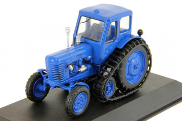 Трактор МТЗ-50 Беларусь полугусеничный, синий (1/43)