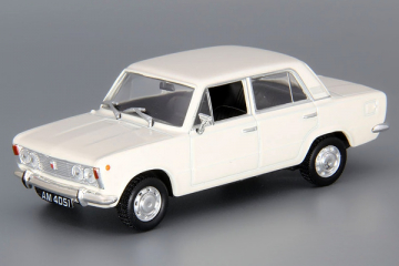 Fiat 125P, белый (1/43)