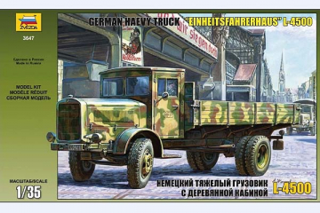 Автомобиль L 4500 немецкий грузовик с деревянной кабиной (1/35)