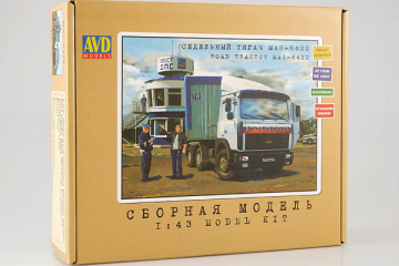 Автомобиль МАЗ-6422 седельный тягач 6х4 (1/43)