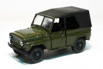 УАЗ-469, хаки, металл (1/43)