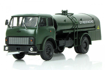 МАЗ-5334 ТЗ-500 топливозаправщик, хаки (1/43)