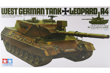 Танк Leopard A4 с 1 фигурой командира (1/35)