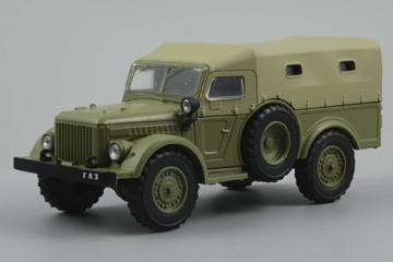 Горький-62А с тентом образца 1952, хаки (1/43)