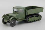 ЗИС-22М полугусеничный бортовой, зеленый (1/43)